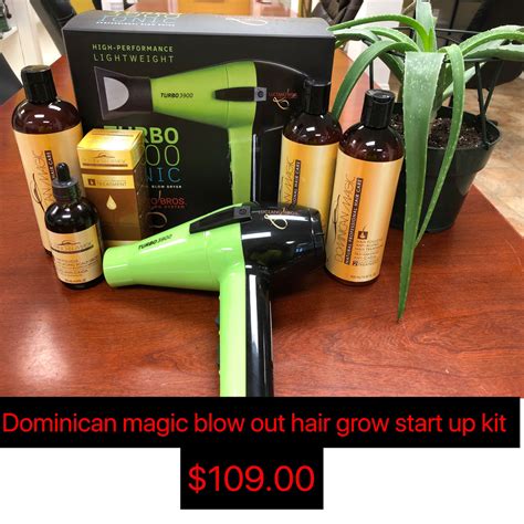 Hair products infused with dominican magic